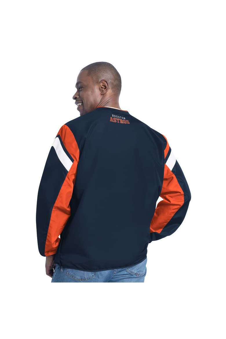 Men's G-III Sports by Carl Banks Navy Houston Astros Double Coverage V-Neck Pullover, Alternate, color, Navy