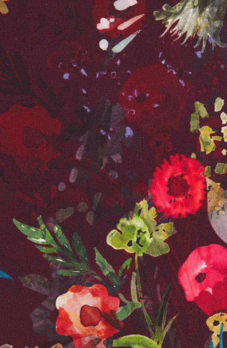 CLIFTON WILSON Print Silk Pocket Square, Alternate, color,