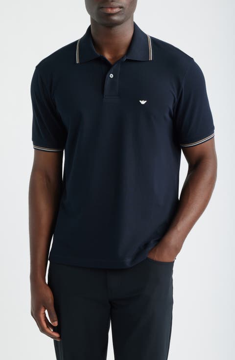 Tipped Cotton Polo Shirt
