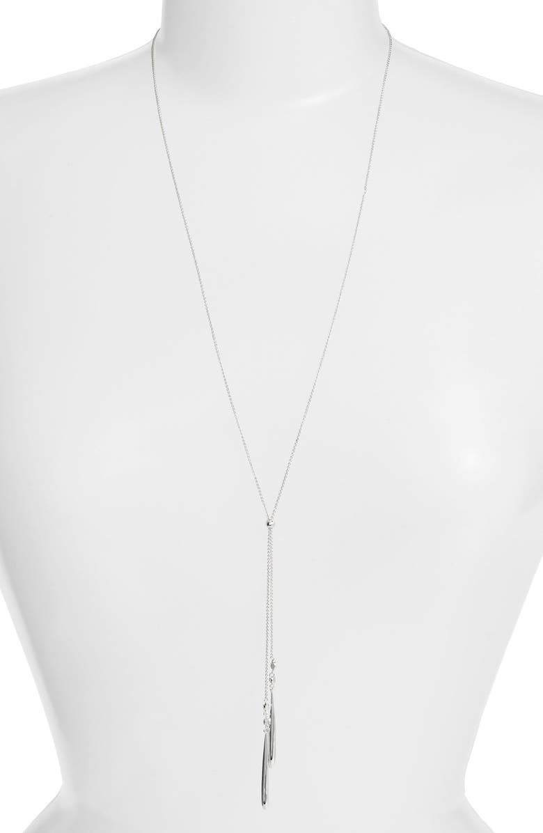 gorjana 'Thea' Adjustable Lariat Necklace, Main, color, 