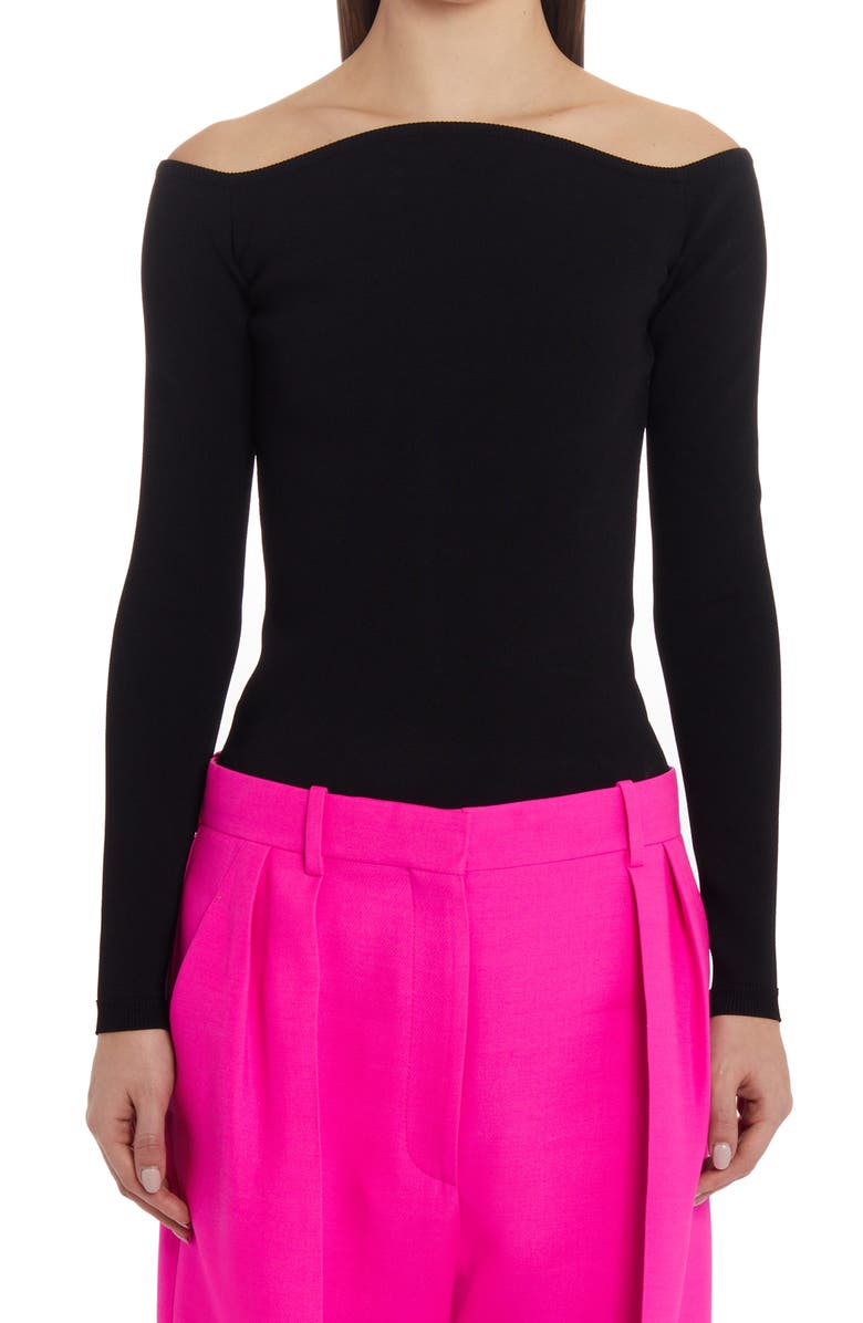 Valentino Garavani Off the Shoulder Top, Main, color, 