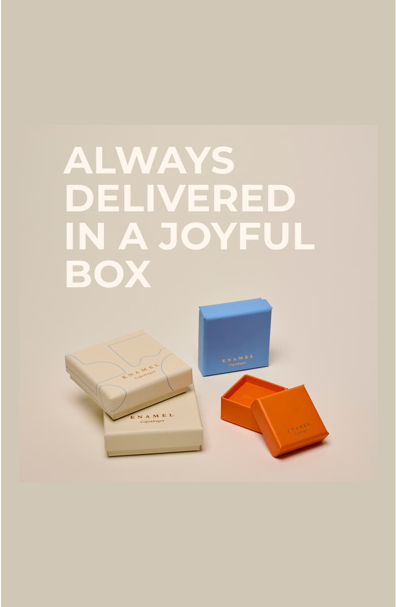 Enamel Copenhagen Lola Earring, Alternate, color, Marine