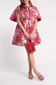 Frances Valentine Marvelous Jacket Rockefeller Gold Poly Lurex Blend