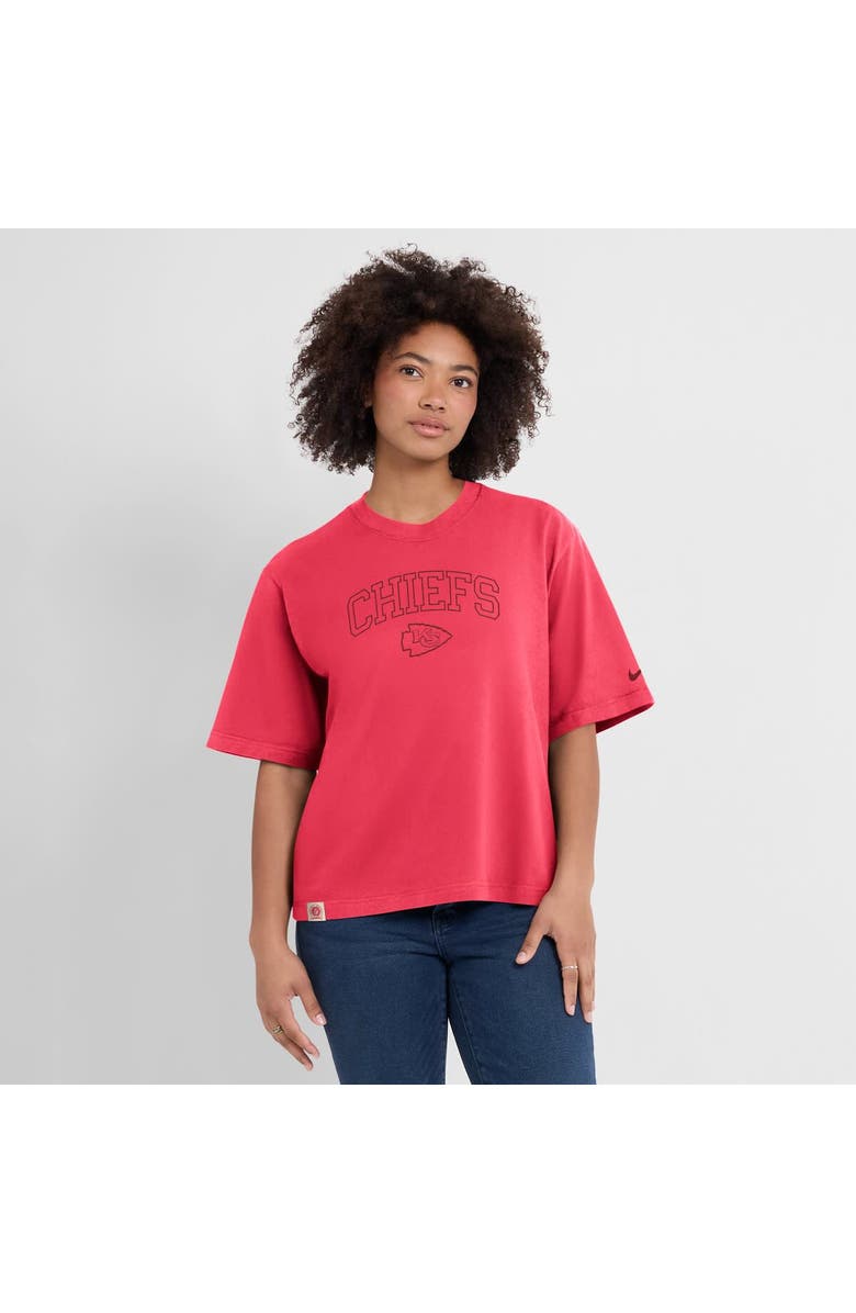 Nike Women's Nike Red Kansas City Chiefs Glory Arch Boxy T-Shirt, Alternate, color, Red