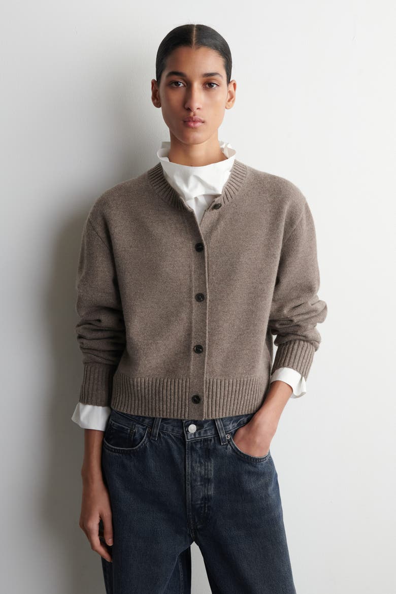 Merino Wool Sweater, Main, color, BEIGE MÉLANGE