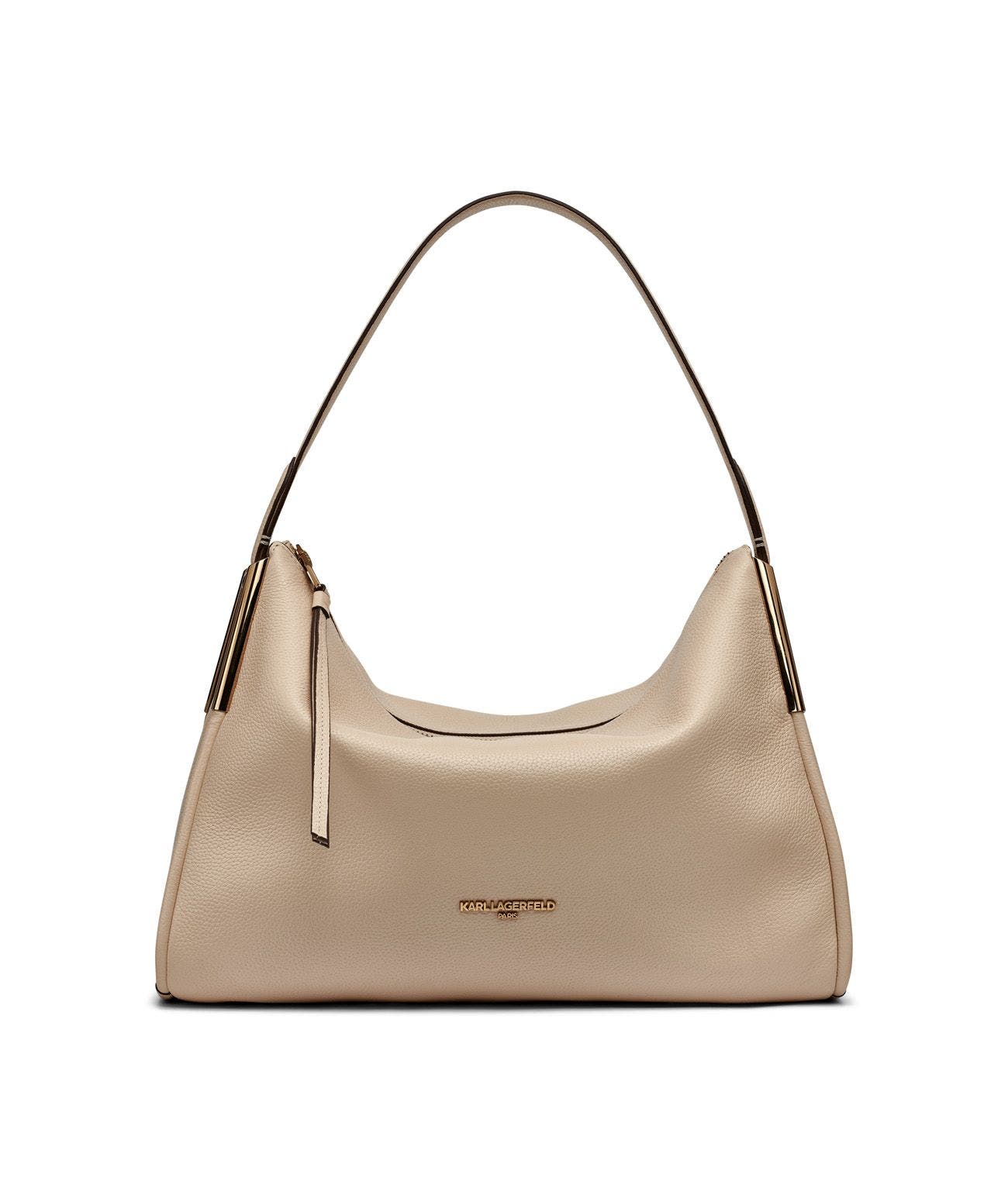 KARL LAGERFELD PARIS Valerie Hobo, Main, color, Brie