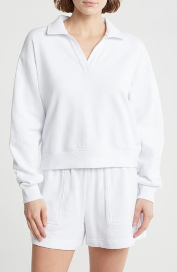 Z BY ZELLA Z BY ZELLA LEVEL UP TERRY POLO PULLOVER 
