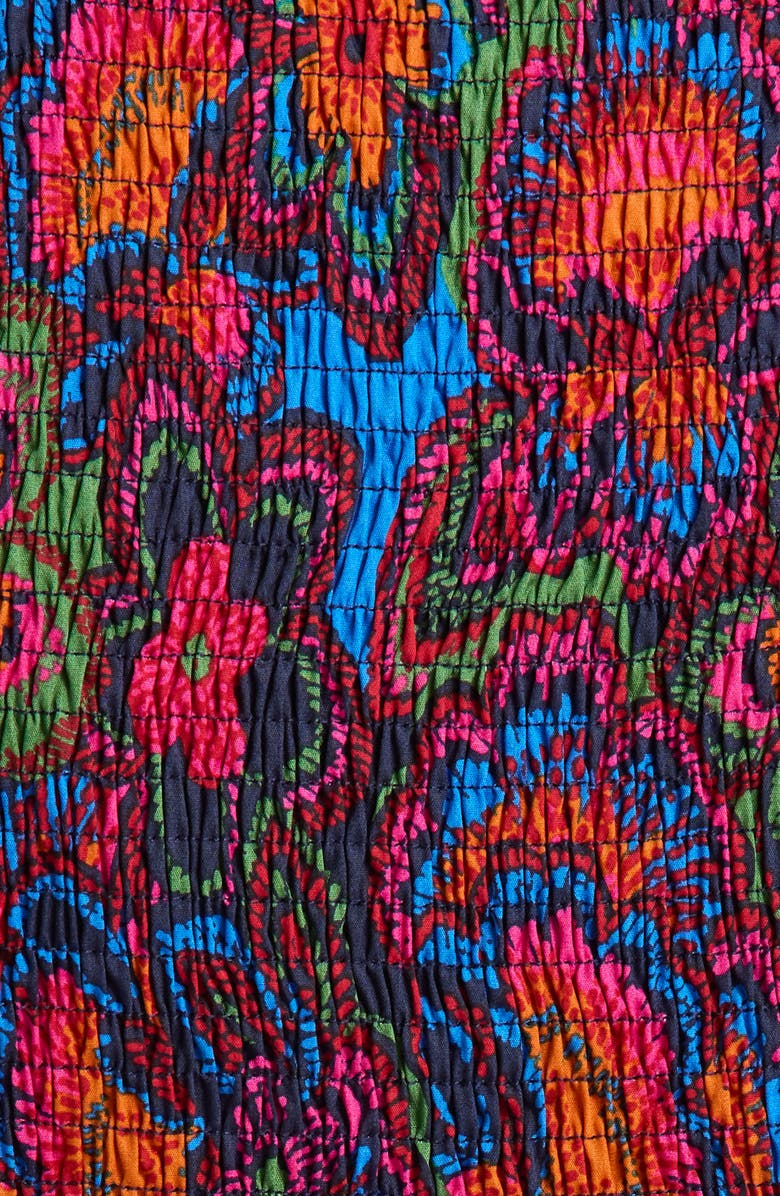 SUGARLIPS Raveena Smocked Maxi Dress, Alternate, color, Navy-Fuchsia