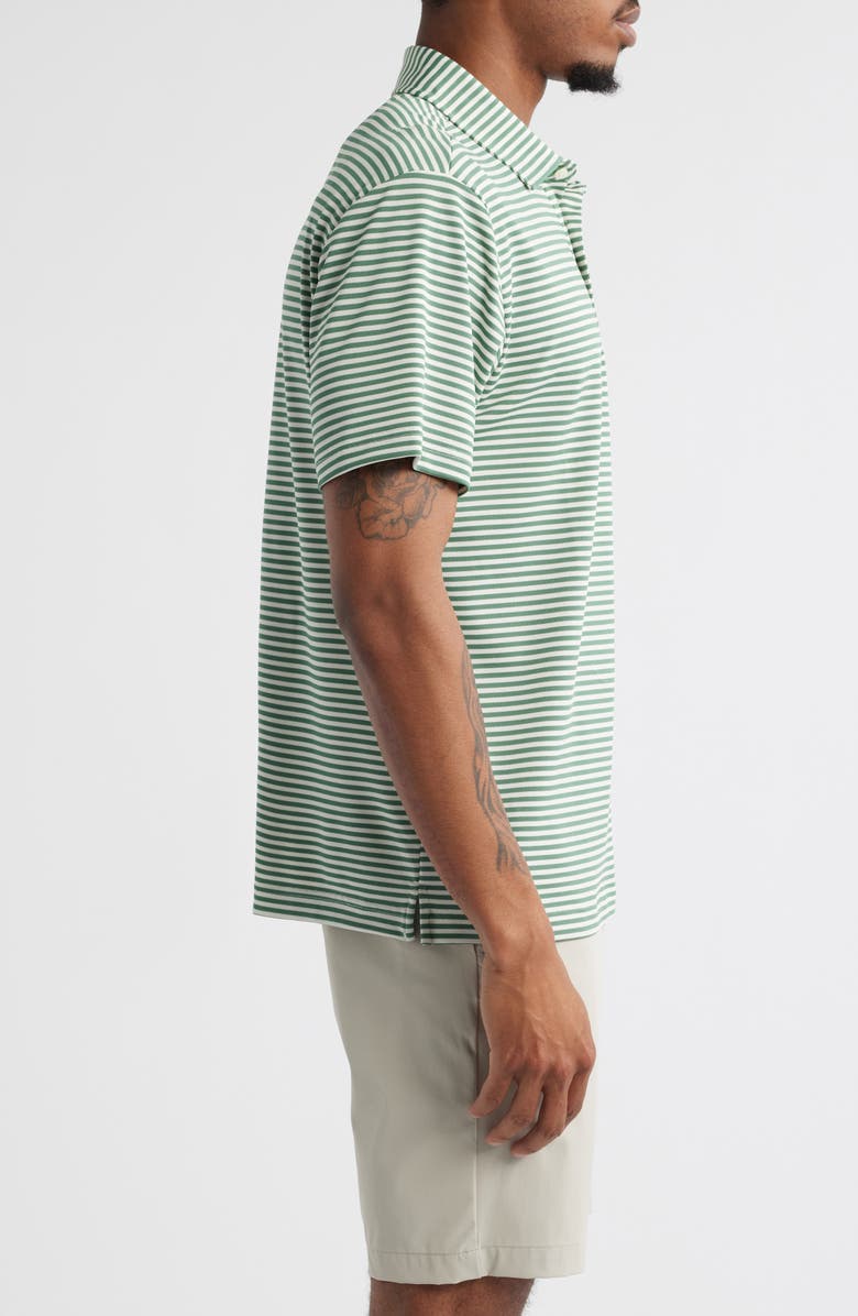 Quiet Golf Teo Stripe Polo, Alternate, color,