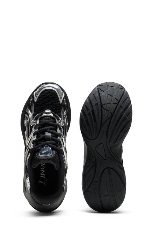 Puma Inverse Dimension Sneaker In Black-dark Gray-silver