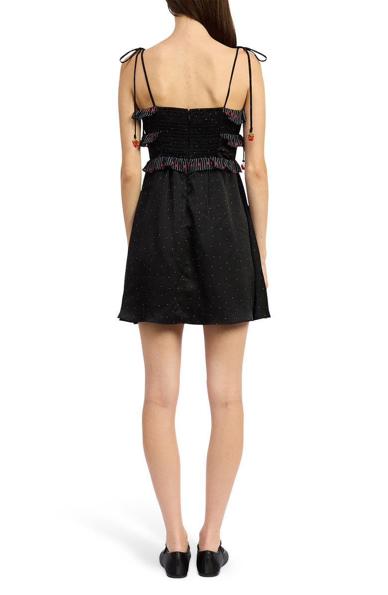 JACQUIE THE LABEL Teagan Tie Strap Minidress, Alternate, color, 