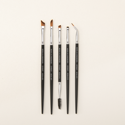 Omnia Brush Pro Line And Define Makeup Brush Set In Black