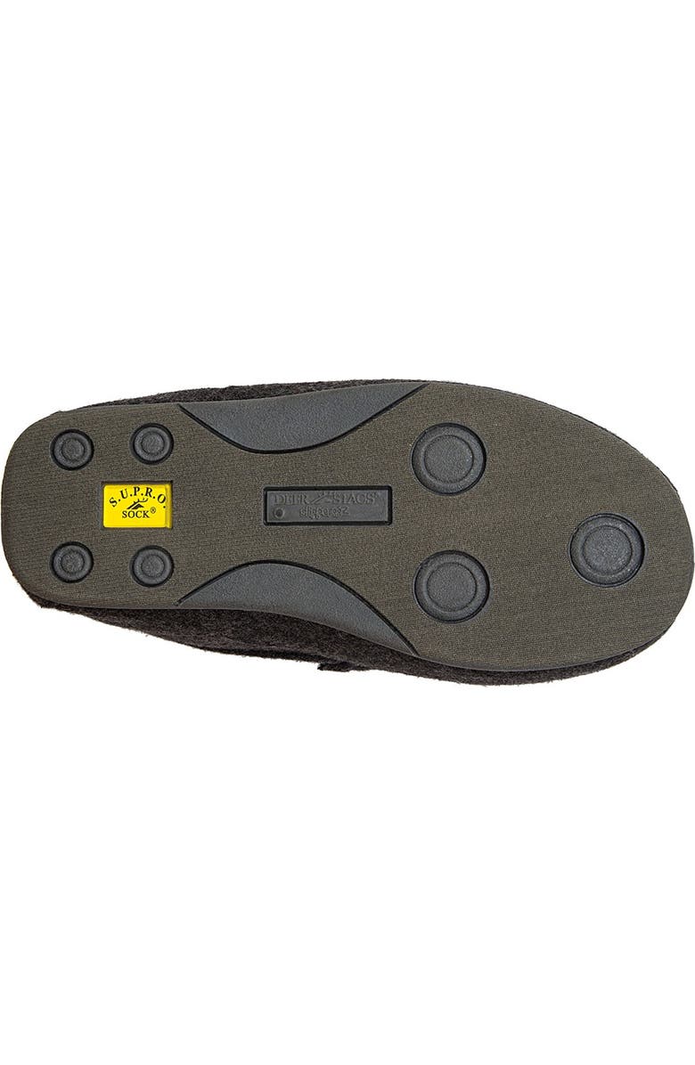 Deer Stags Lil' Spun Faux Fur Lined Slipper, Alternate, color,