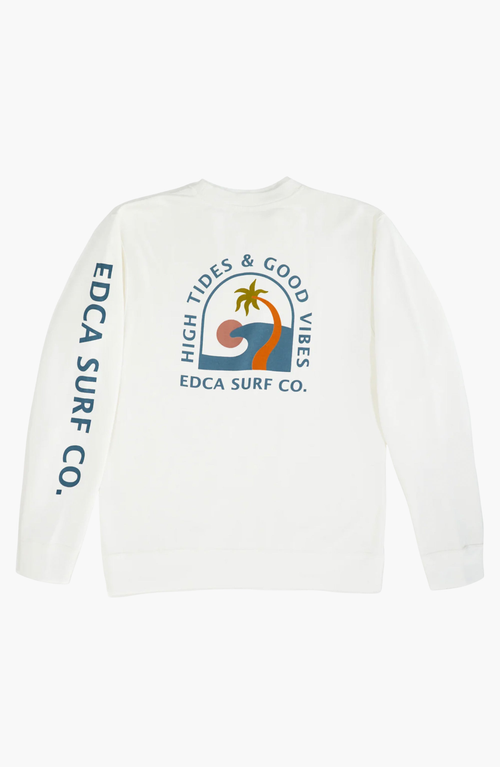 Everyday California Sublime Crewneck Sweater In Off-white