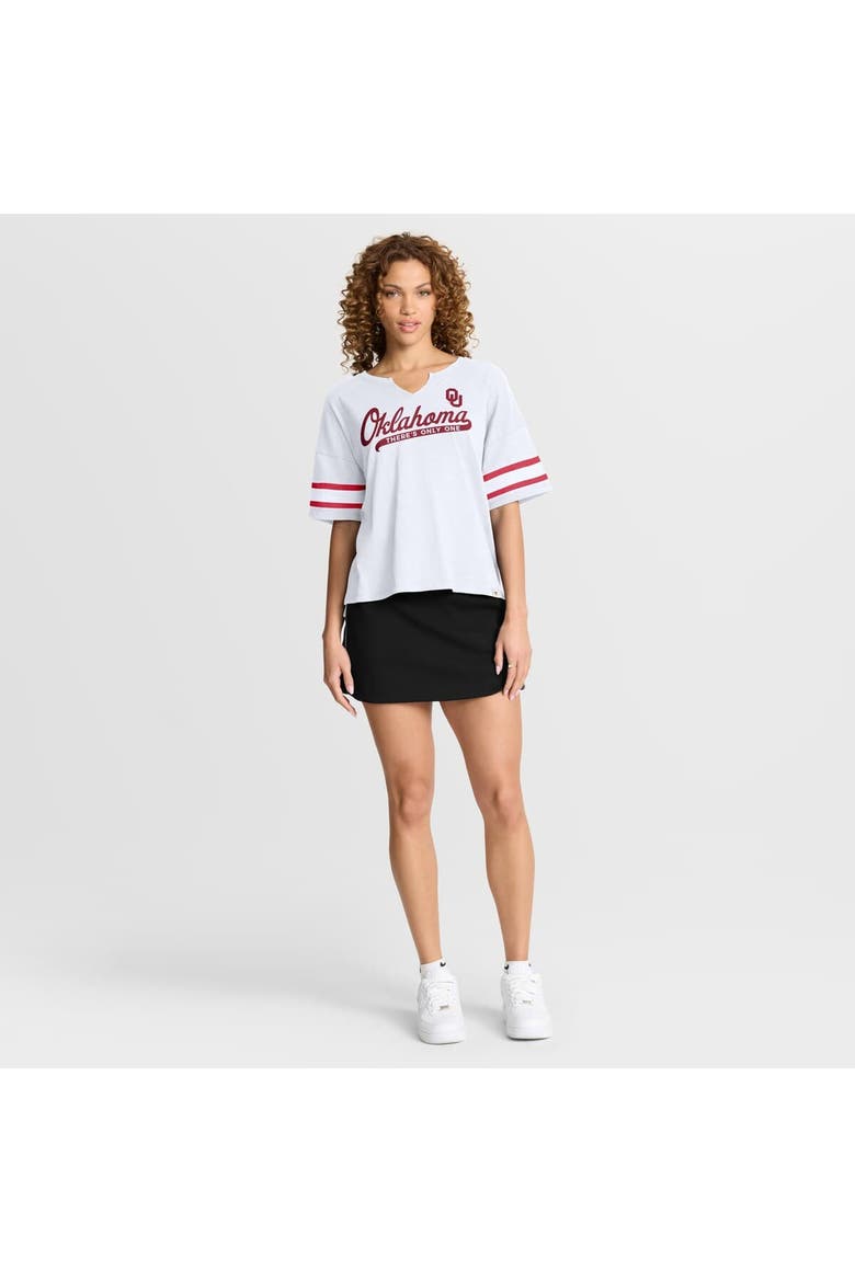 Women's Fanatics White Oklahoma Sooners Hometown Premium Script T-Shirt, Alternate, color, White