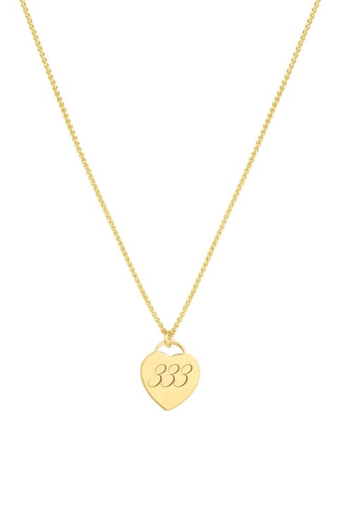 Alice Angel Numbers Necklace