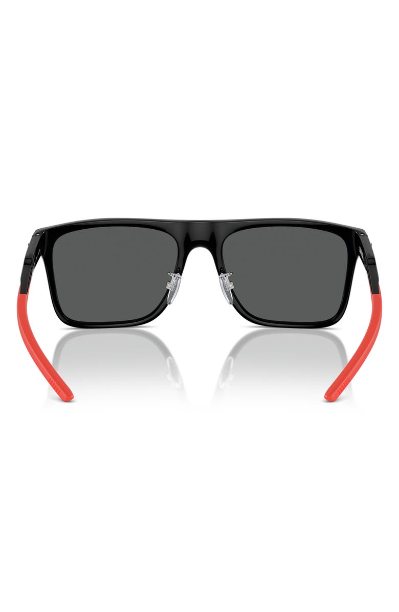 Scuderia Ferrari 58mm Square Sunglasses, Alternate, color, 