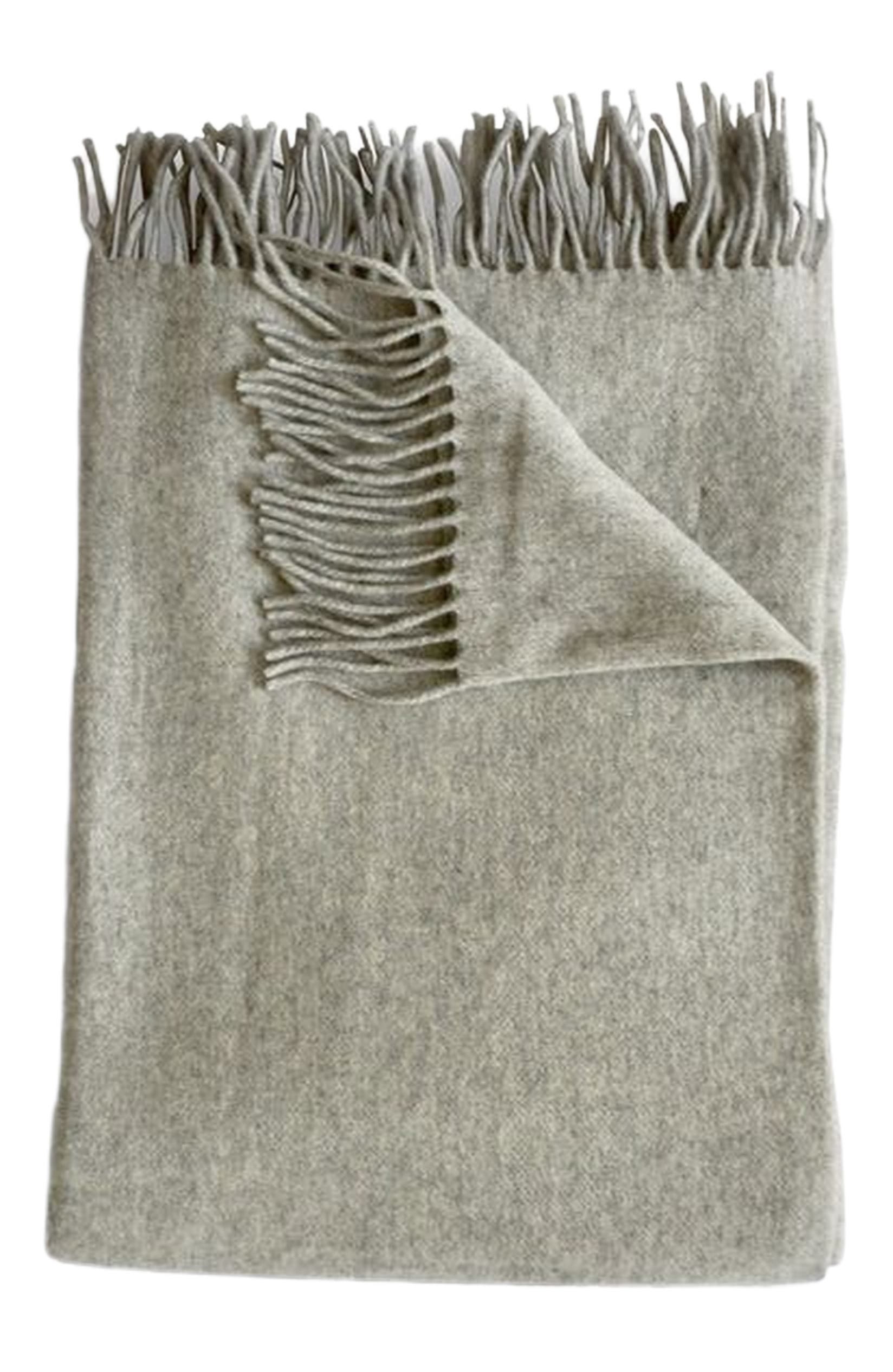 Evangeline Cashmere Throw - Cobblestone | Nordstrom
