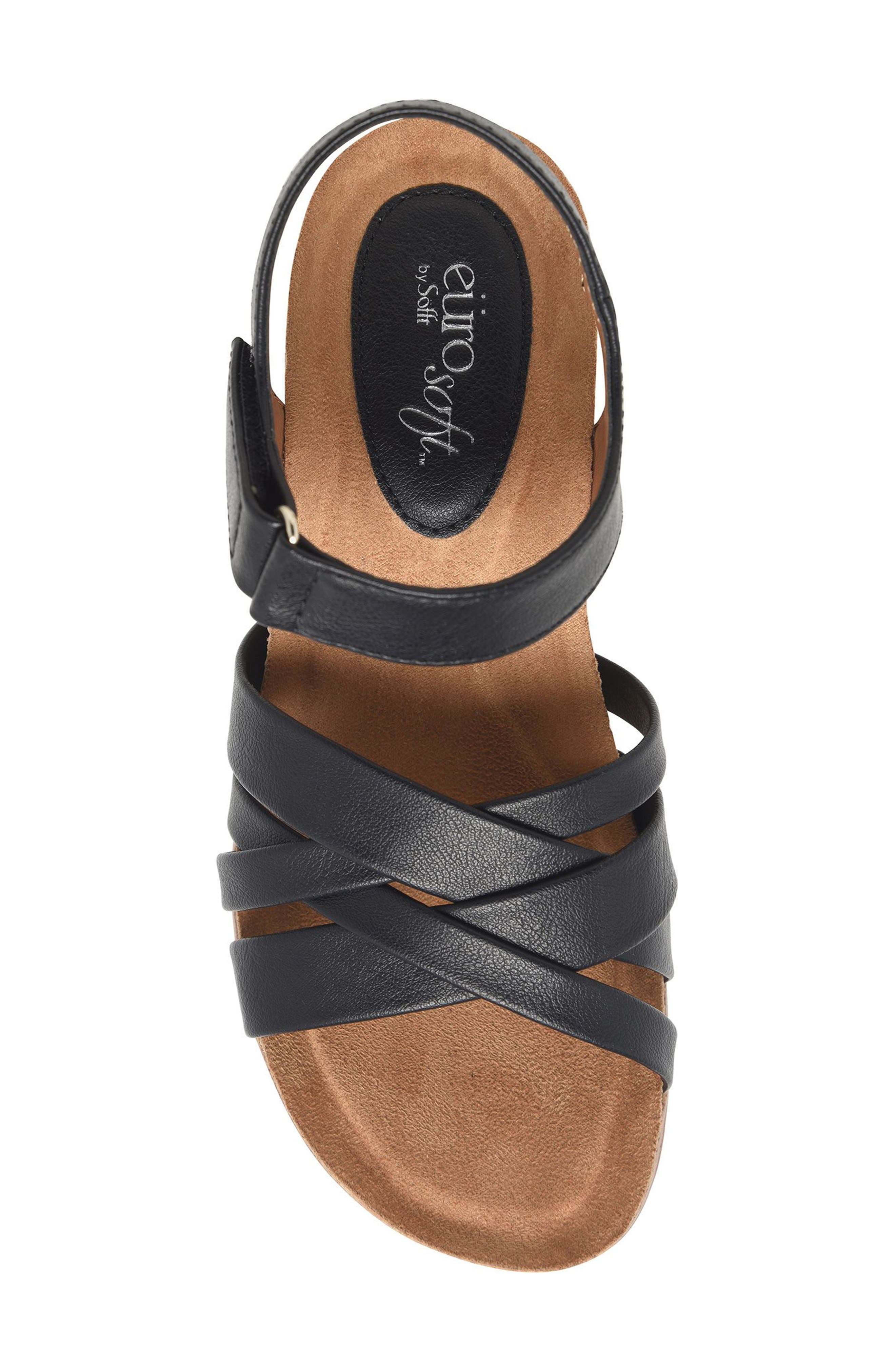 EUROSOFT Tate Wedge Sandal, Alternate, color, 