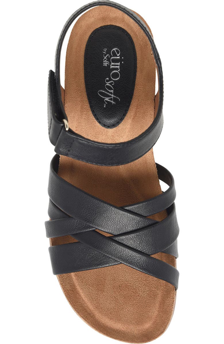 EUROSOFT Tate Wedge Sandal, Alternate, color,
