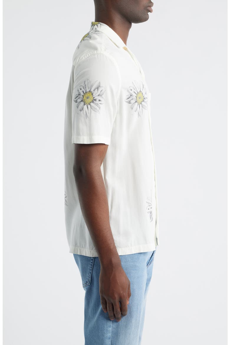 Petal Camp Shirt, Alternate, color, ECRU WHITE