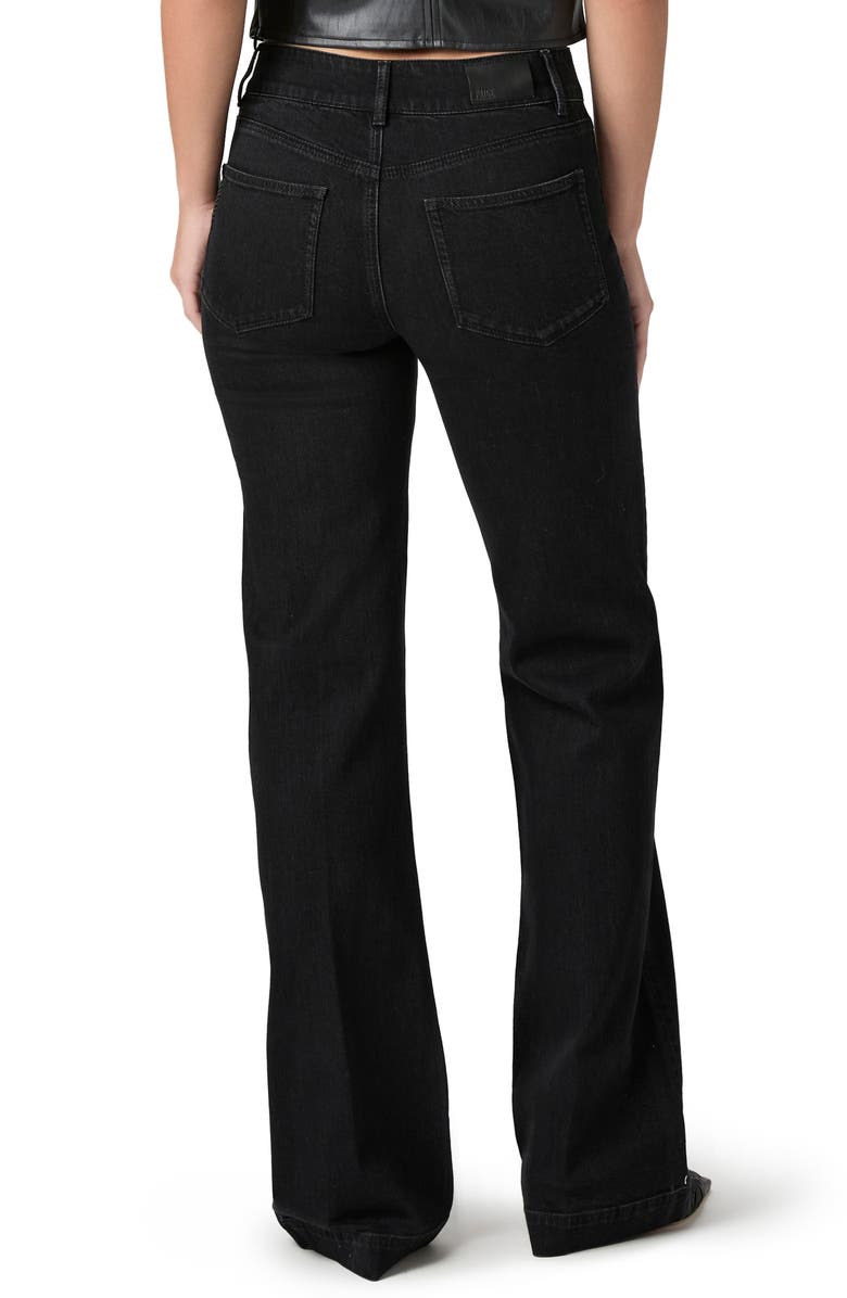 PAIGE Leenah Welt Pocket Wide Leg Jeans, Alternate, color, Faded Darkness