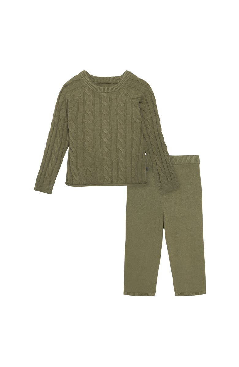 Modern Moments<sup
™</sup
 by Gerber Sweater and Pant Set, Main, color, Moss