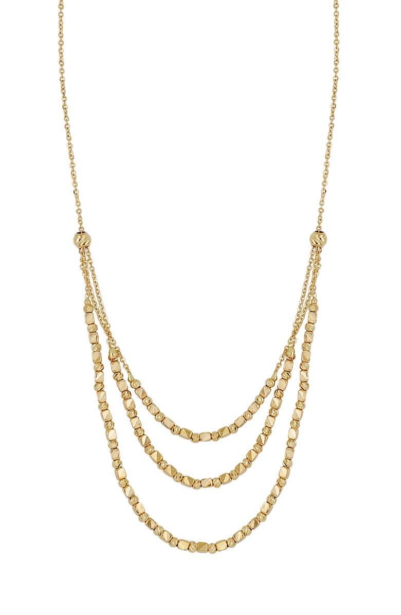 Bony Levy 14K Gold Multilayer Necklace, Main, color, 14K Yellow Gold