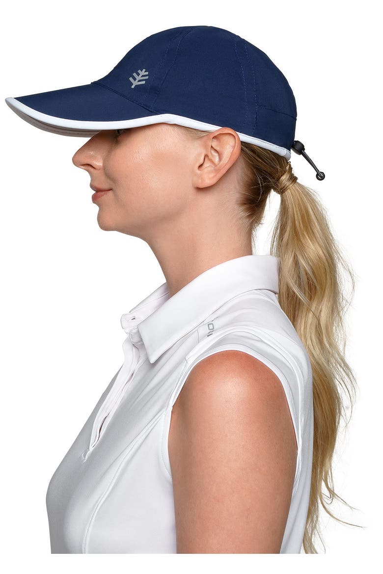 Unisex Lenny Sport Cap, UPF 50+ Sun Protection, Alternate, color, Navy/White Stripe