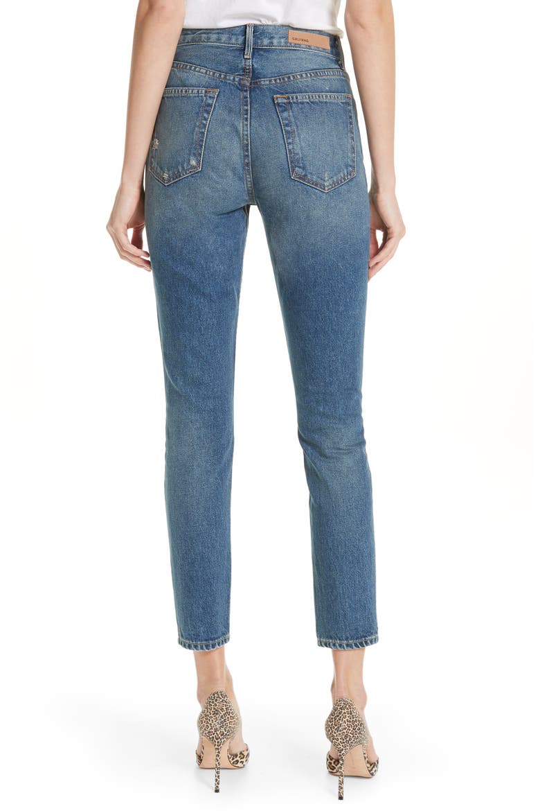Karolina High Waist Skinny Jeans, Alternate, color, CLOSE TO YOU