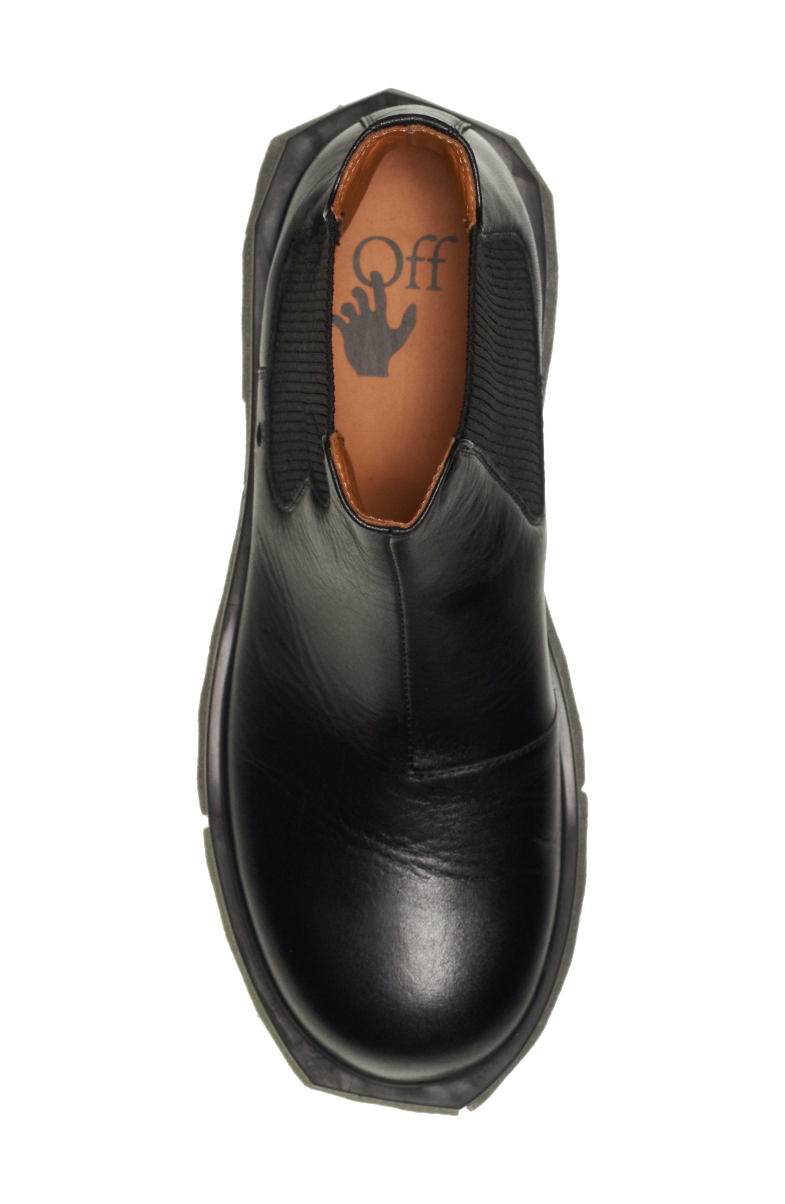 Off-White Meteor Sponge Sole Chelsea Boot, Alternate, color, 