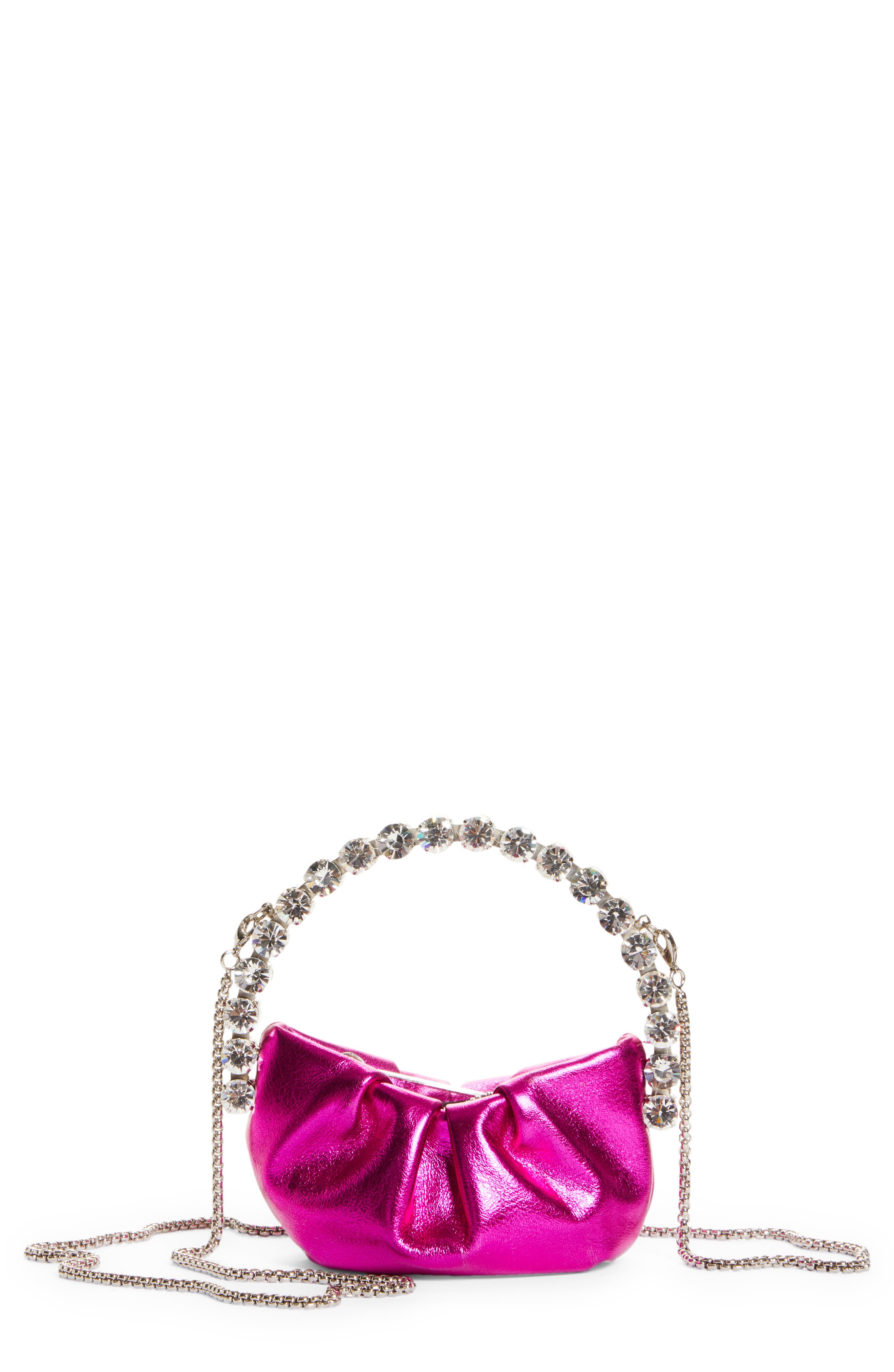 L’alingi L'alingi Micro Eternity Crystal Top Handle Bag, Main, color, 