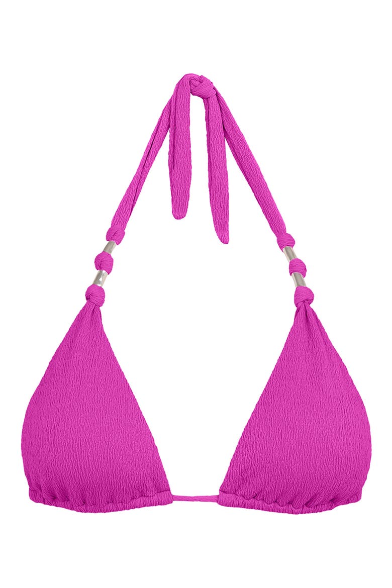 Paula Firenze Triangle Bikini Top, Alternate, color, PINK