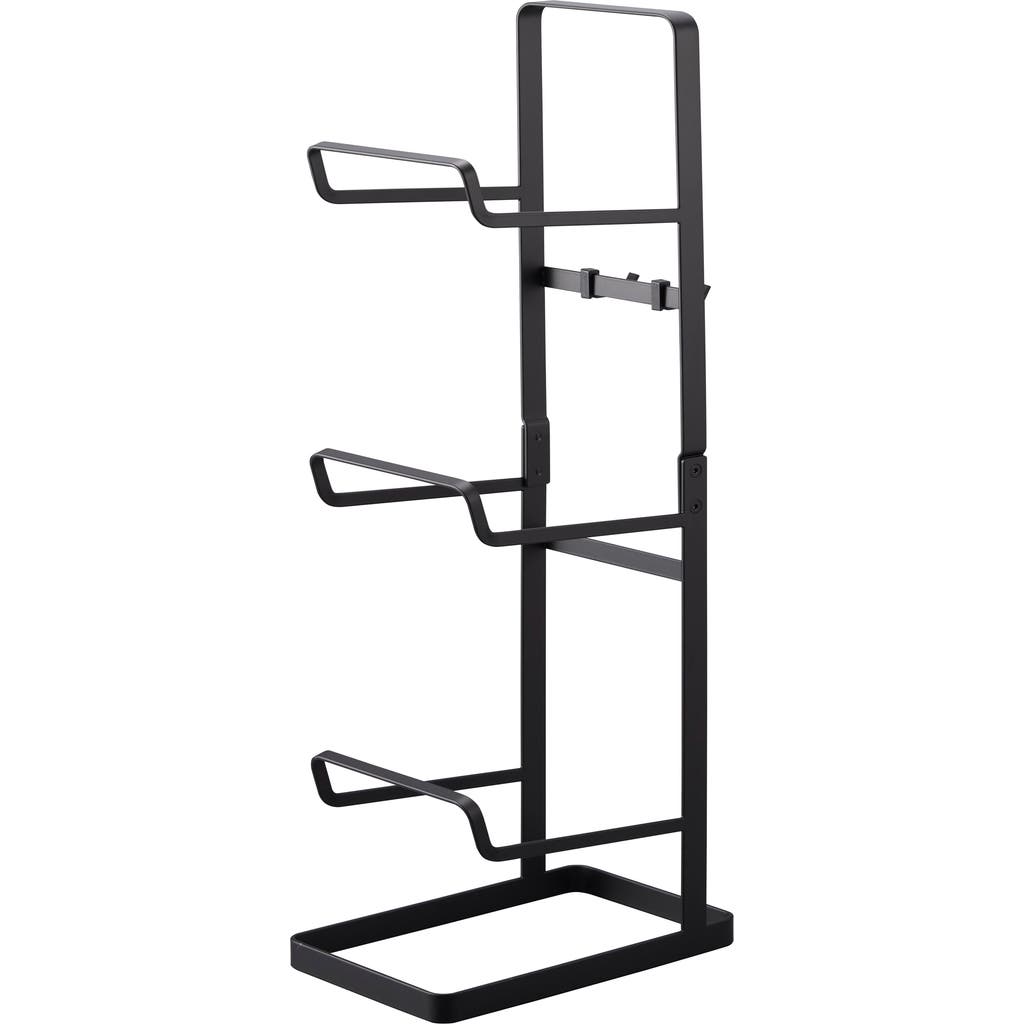 Yamazaki Fitness Equipment Storage Rack In Black
