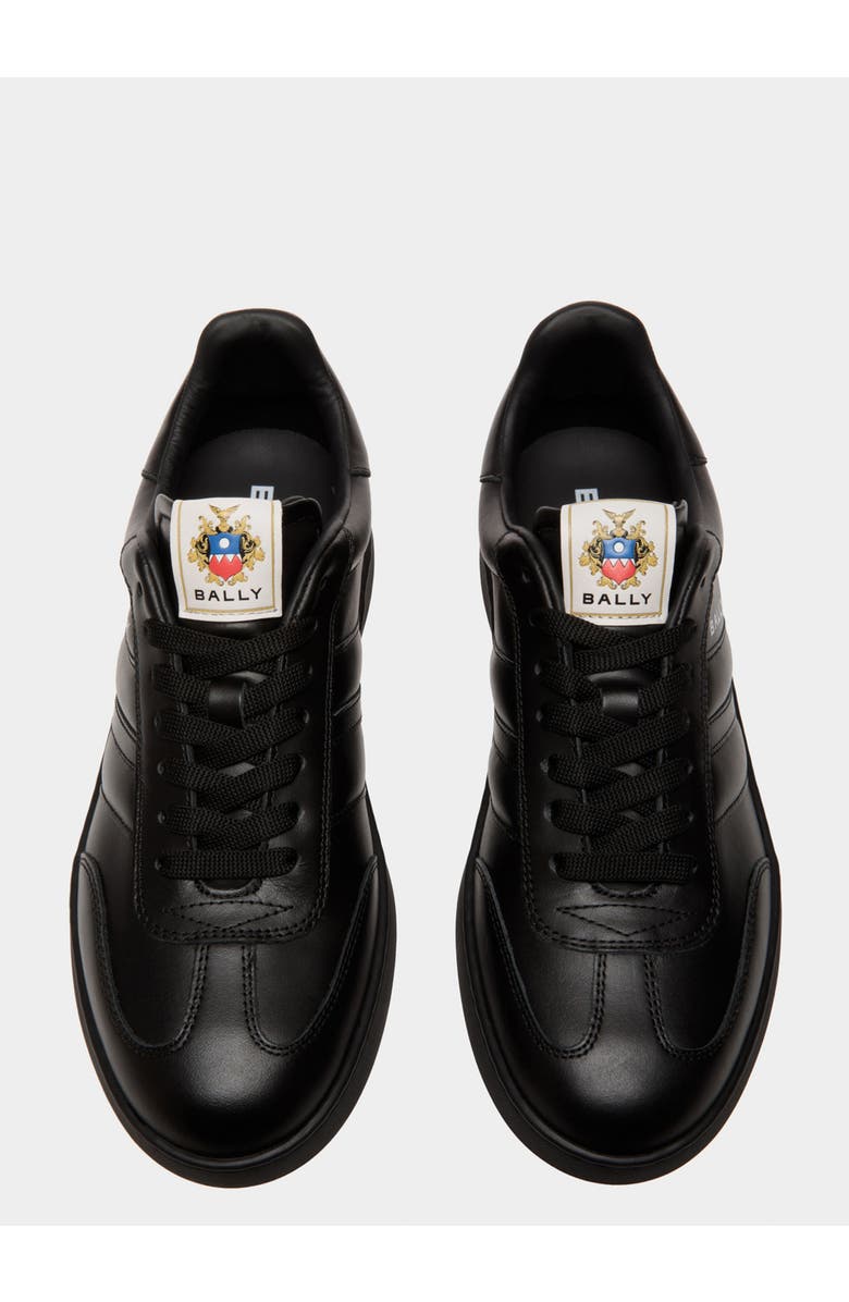 Bally Retro Crest Sneaker, Alternate, color, Black