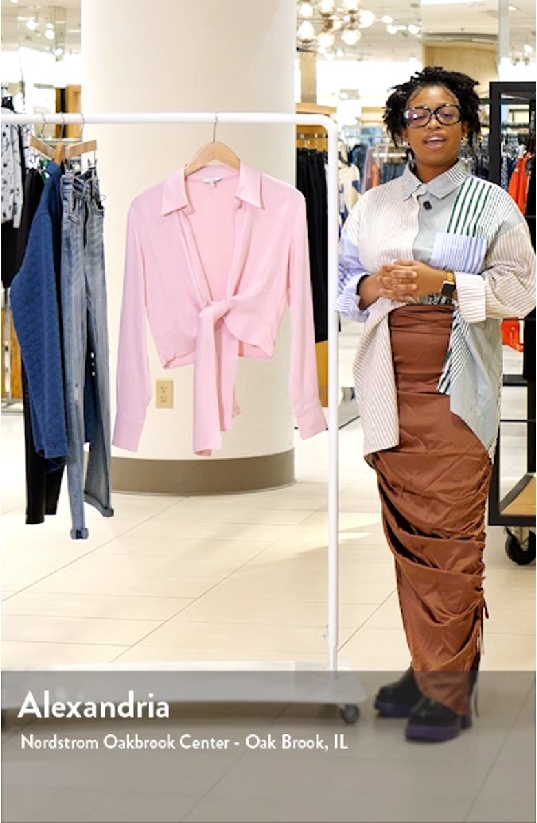 Tie Front Crop Shirt, sales video thumbnail