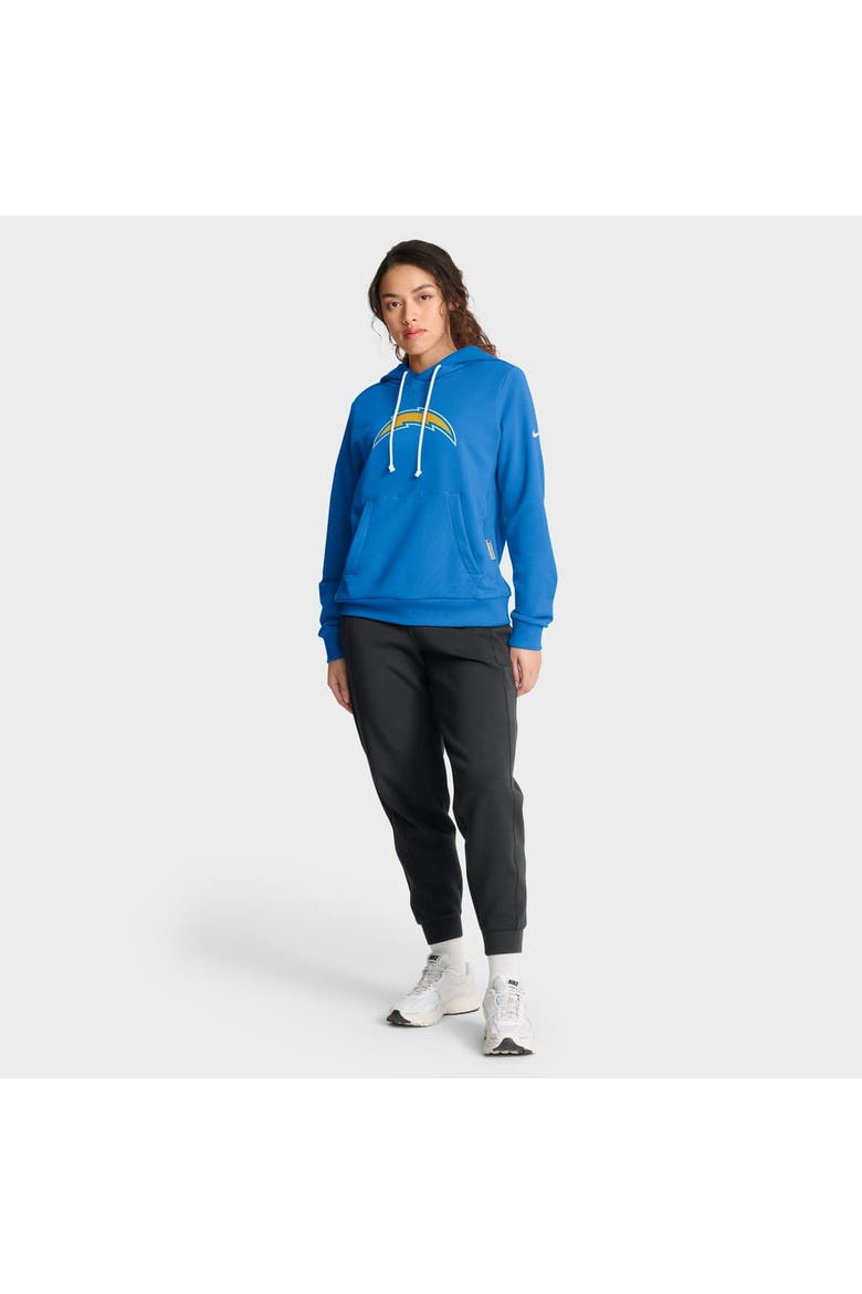 Women's Nike Powder Blue Los Angeles Chargers Sideline Standard Issue Initial Home Dri-FIT Hoodie, Alternate, color, Powder Blue