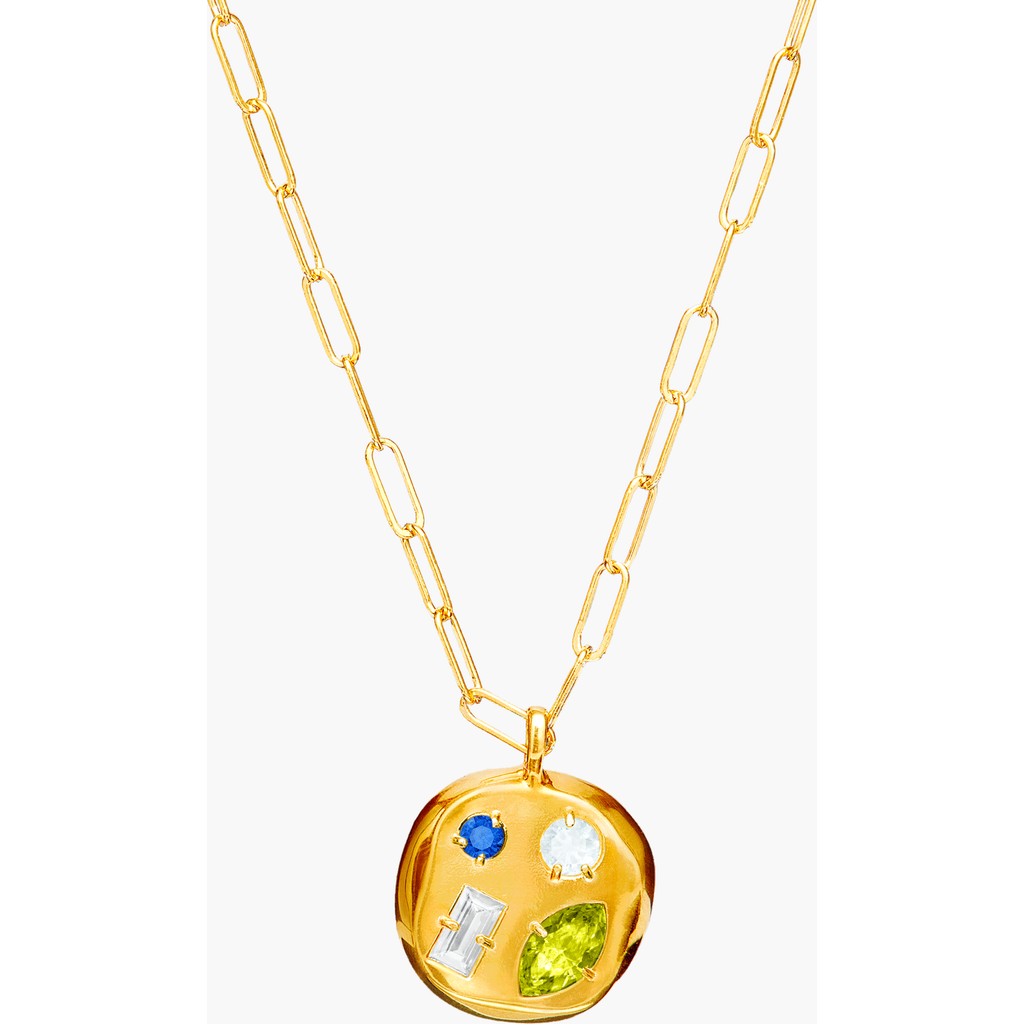 Birthdate Co. The August Birthdate Gold Pendant In August 2nd - Gold