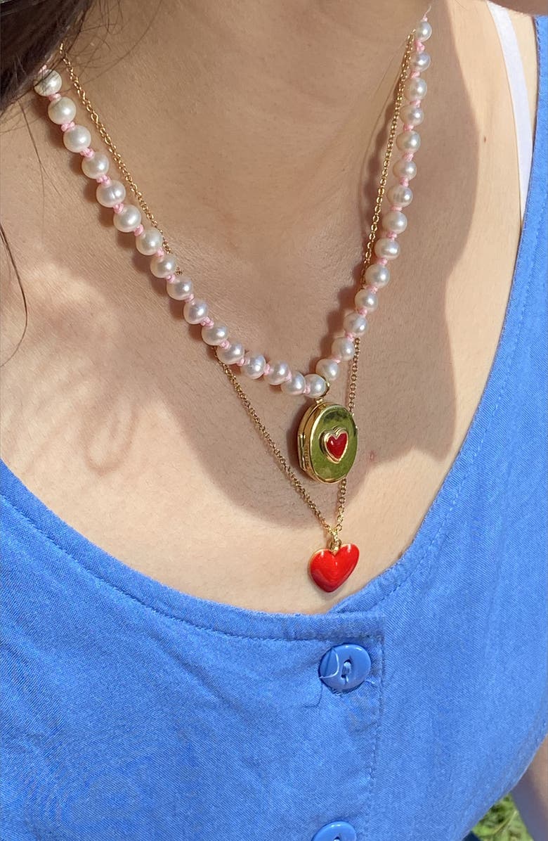 Wilhelmina Garcia I Love Me Necklace, Alternate, color, 