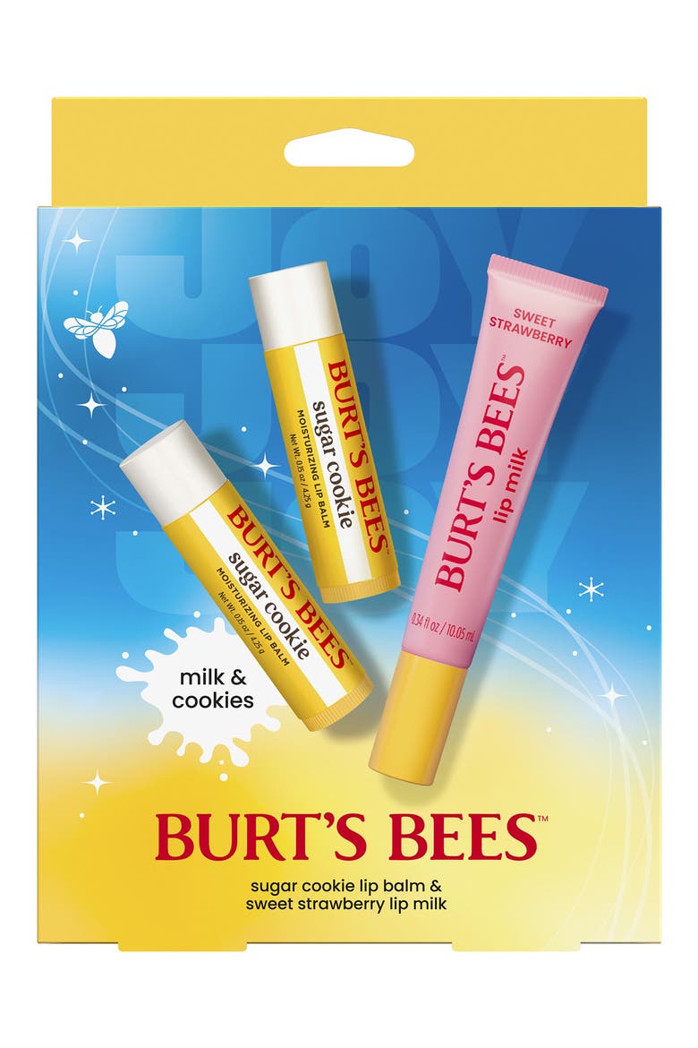 Milk and Cookies 3-Piece Lip Balm Set, Alternate, color, NO COLOR