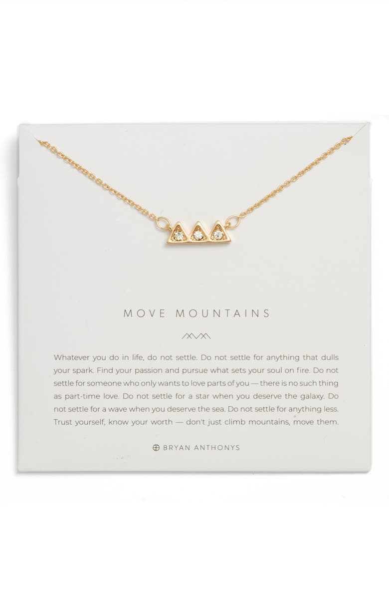 Bryan Anthonys Move Mountains Pendant Necklace, Main, color, 