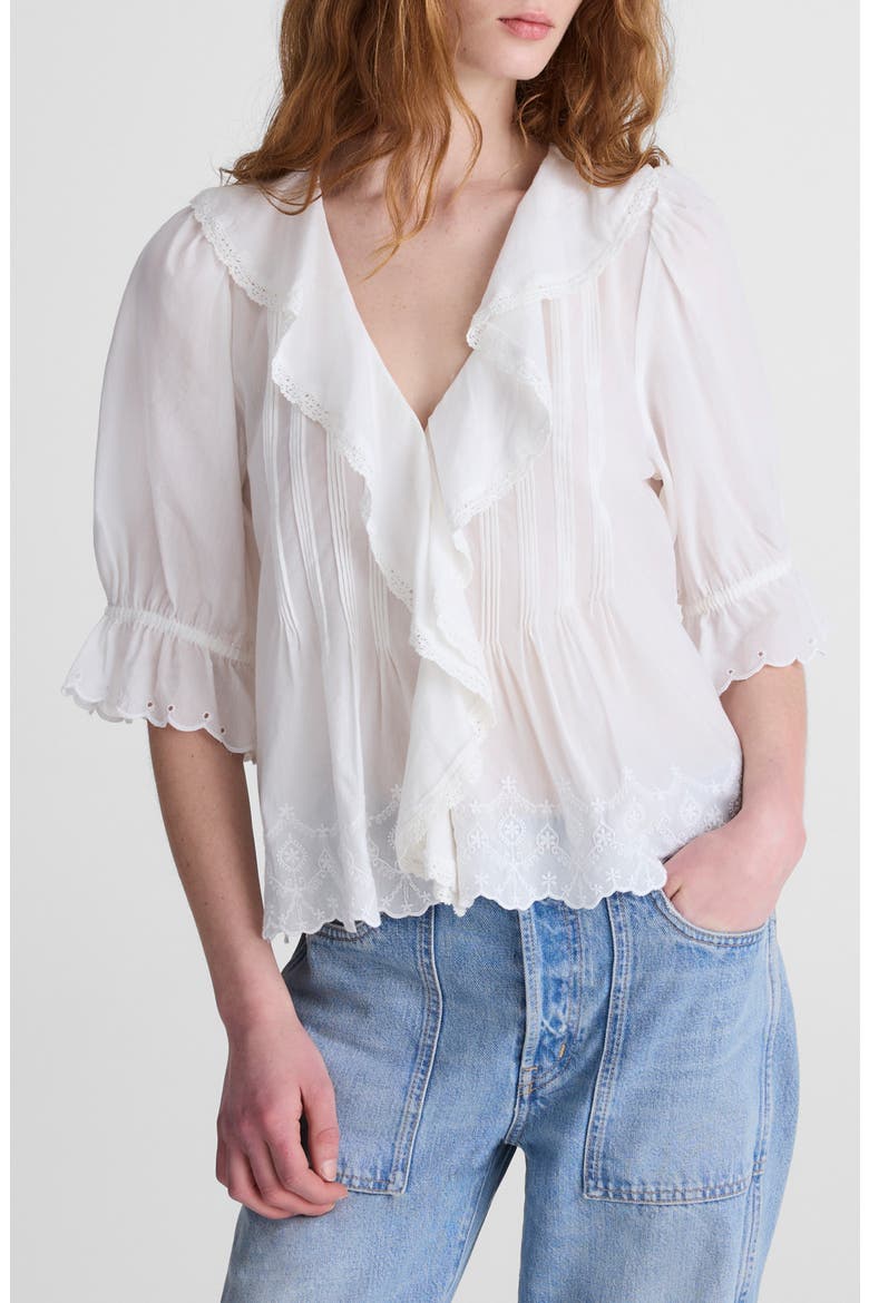 The Blaire Top, Main, color, WHITE