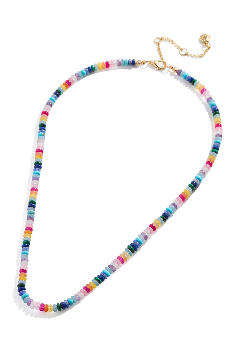 Cora Beaded Necklace, Main, color, BLUE MULTI