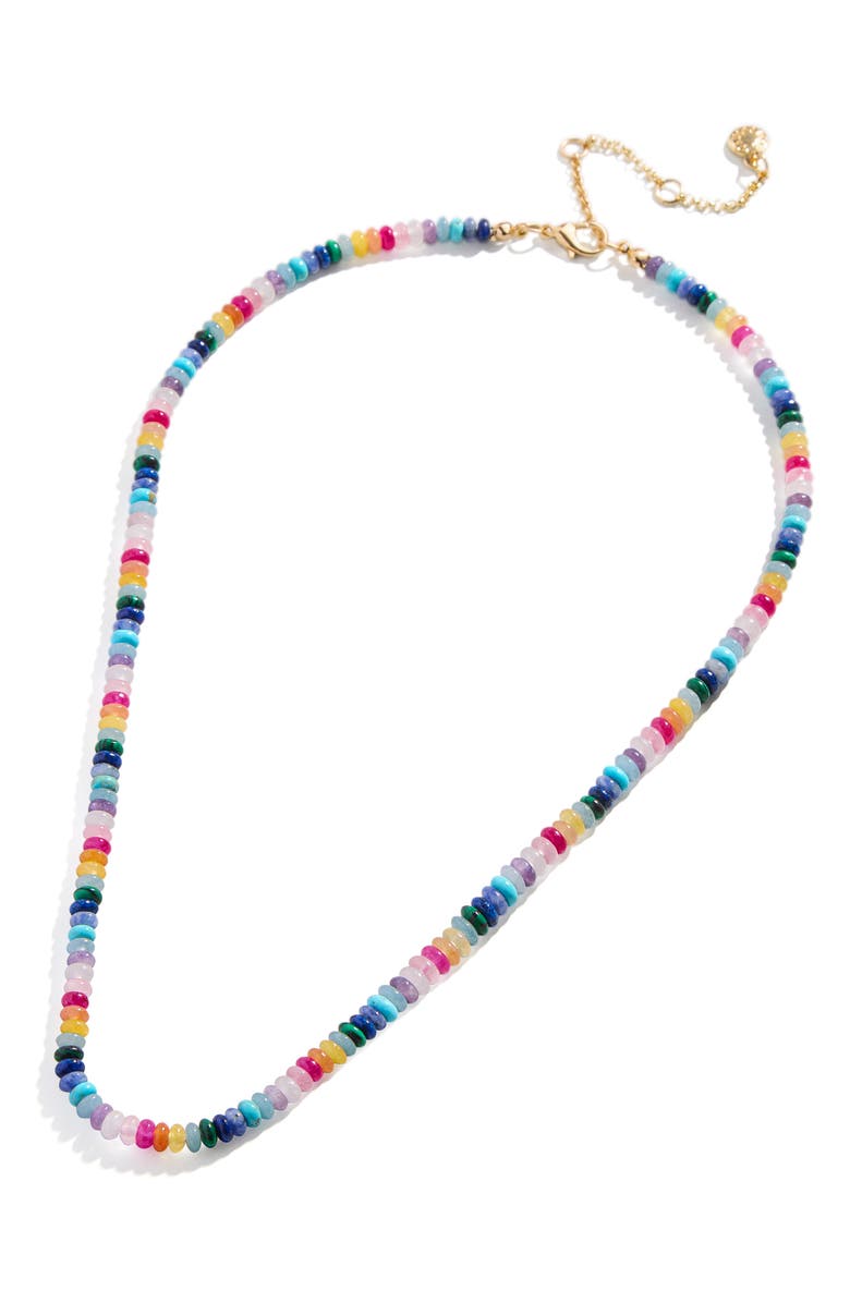 BaubleBar Cora Beaded Necklace, Main, color, 