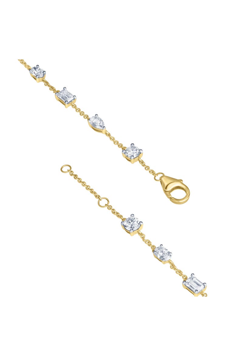 Sigil 14K Gold Lab Grown Diamond Bracelet - 2 Ct, Alternate, color, 14K Yellow Gold