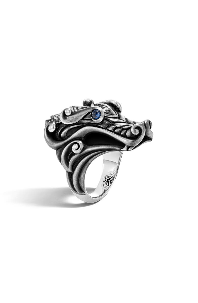 John Hardy Men's Legends Naga Reticulated Ring, Main, color,