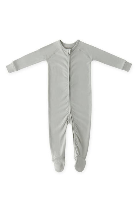 Fitted Organic Cotton One-Piece Footie Pajamas