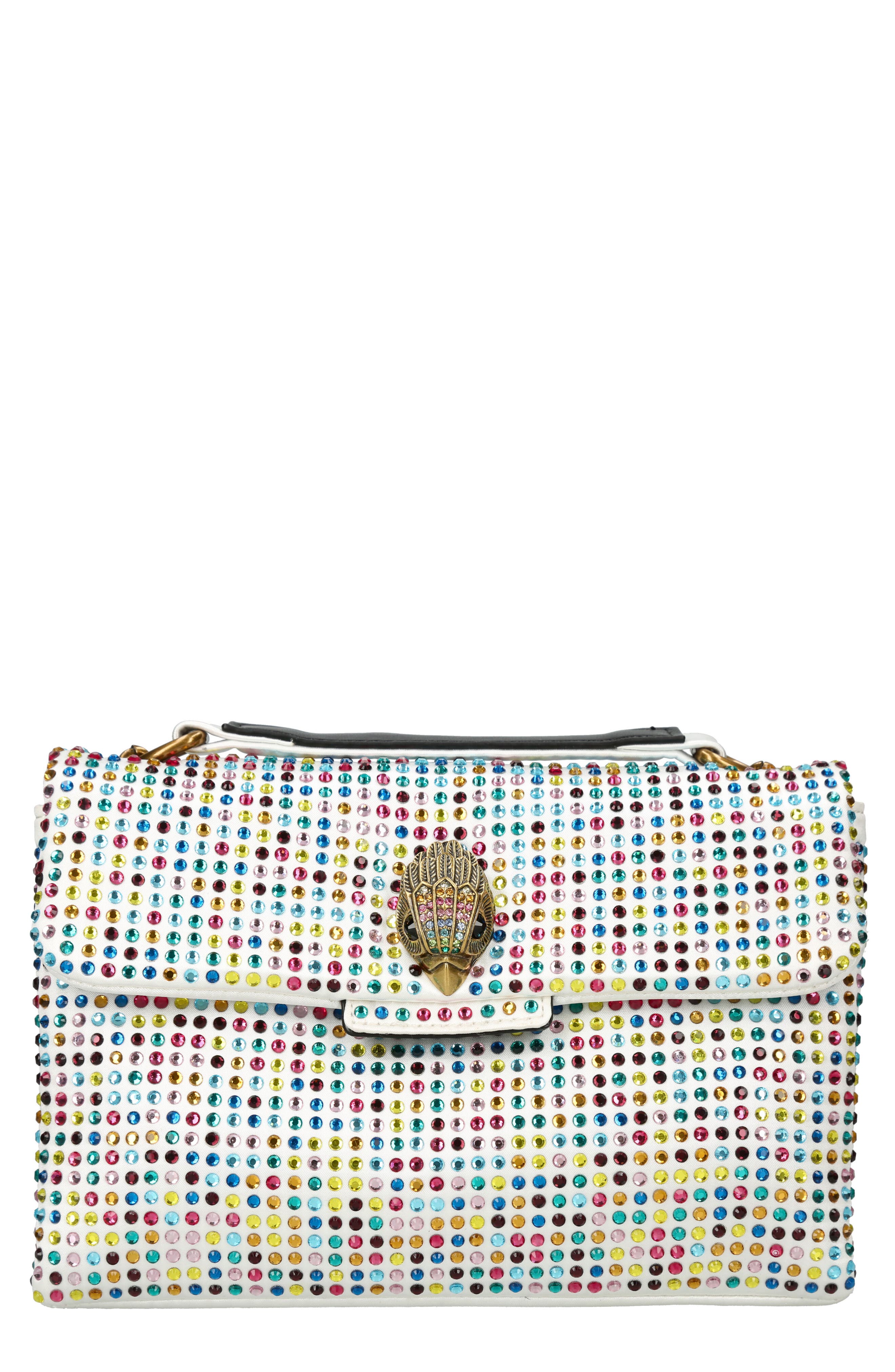 Kurt Geiger London Medium Kensington Crystal Shoulder Bag, Main, color, 