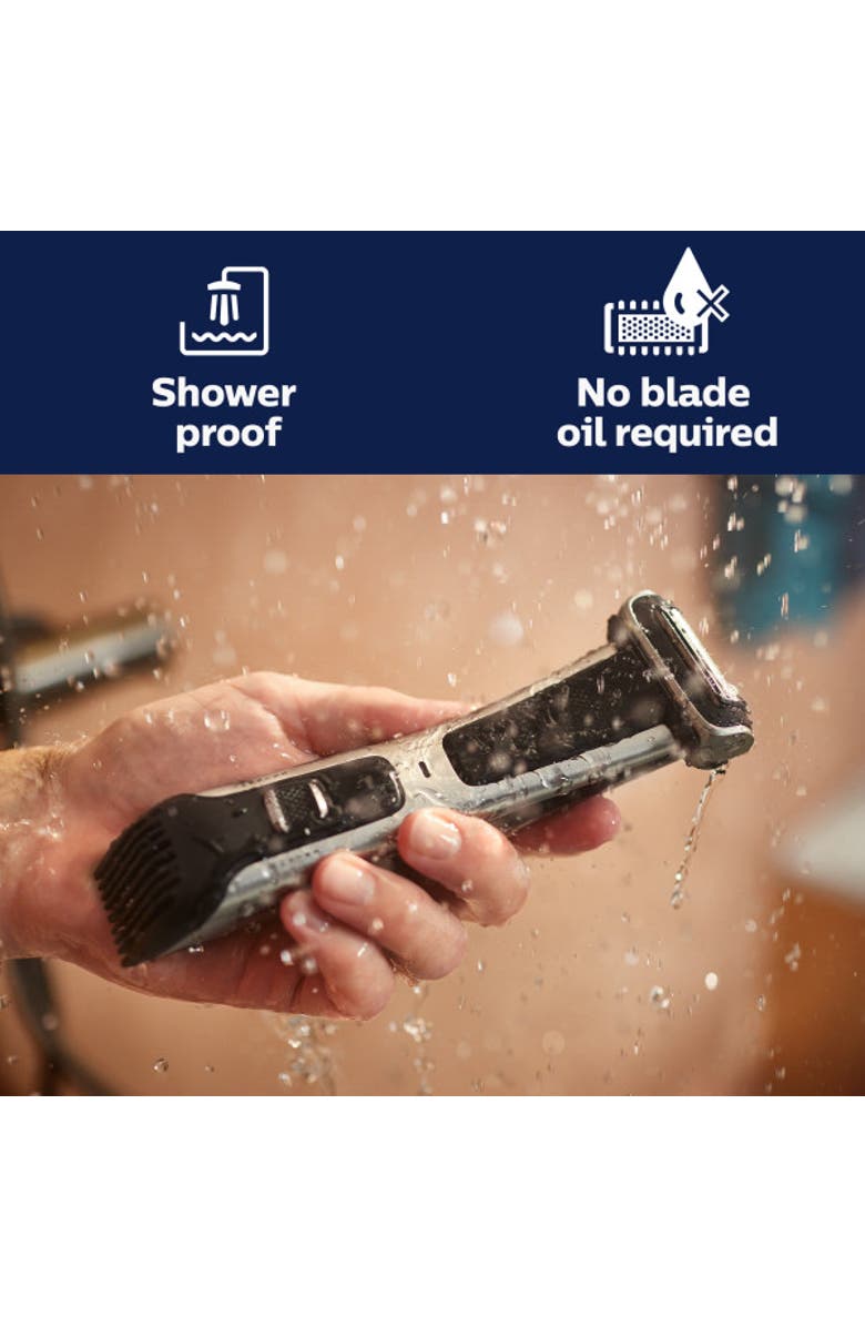 Philips Norelco Bodygroom Series 7000 Body & Manscaping Trimmer & Shaver,  Showerproof, Alternate, color, Silver
