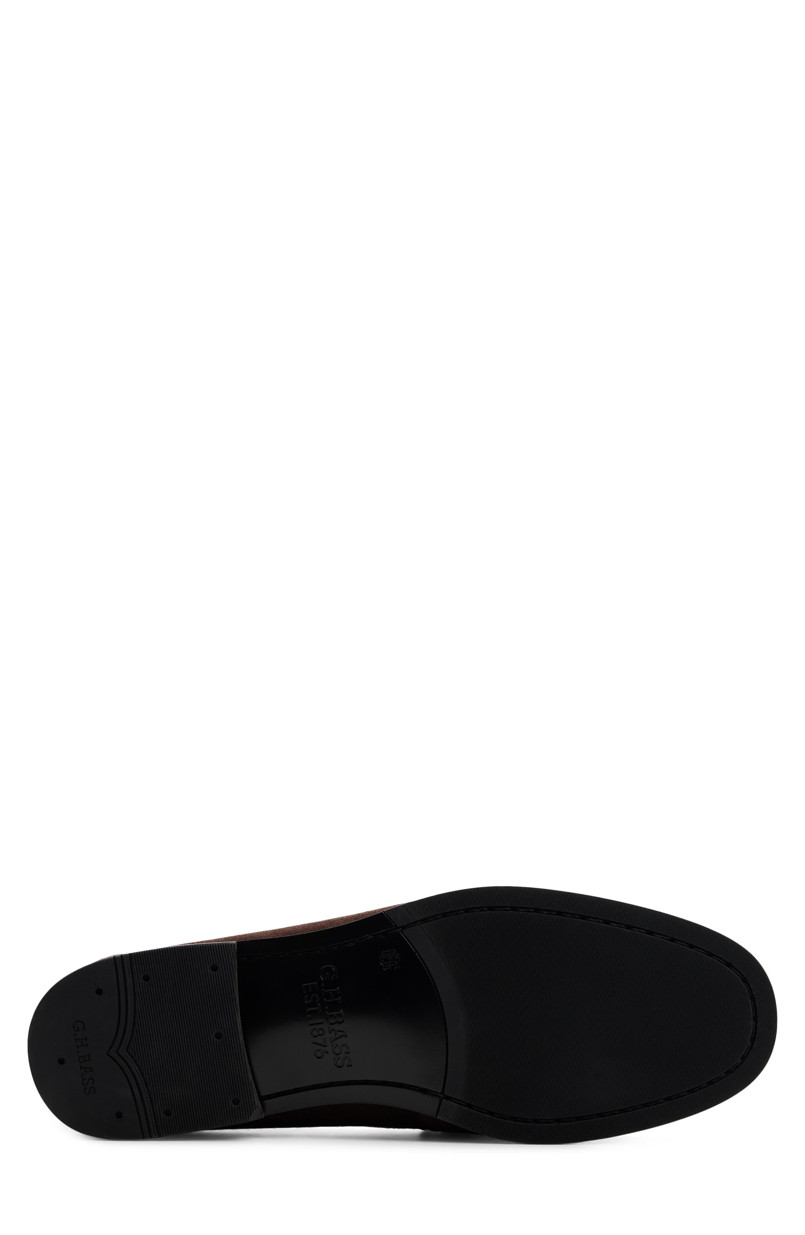 G.H.BASS Berkeley Penny Loafer, Alternate, color, Dark Brown Suede